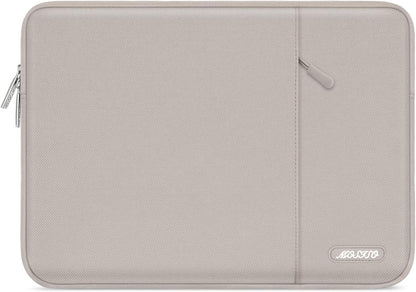 MOSISO Laptop Case 13.3 inch, 13-13.3 inch Laptop Sleeve Compatible with MacBook Air/Pro 13/Pro 14 M5 M4 M3 M2 M1, HP Dell ASUS Lenovo,Polyester Vertical Computer Sleeve Bag with Pocket, Antique Green - Colors A