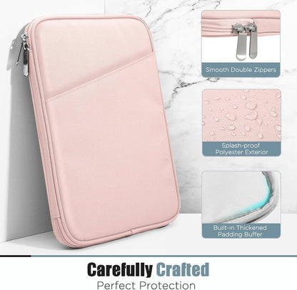 TiMOVO 9-11" Tablet Sleeve Bag for iPad 11-inch A16 2025, iPad 10.9"/10.2"| Air 11 Inch/5th/4th Gen. 10.9", Galaxy Tab A9+/A11Plus 11", Protective Bag with Pocket, Black