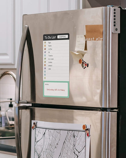 Dry Erase to Do List Sticky Notes| 8pcs Premium Daily Planner White Board| Chore Chart Checklist Notepad| Lined Task Todo Memo Pad| Removable Suitable for Home,Office,Refrigerator,Desk