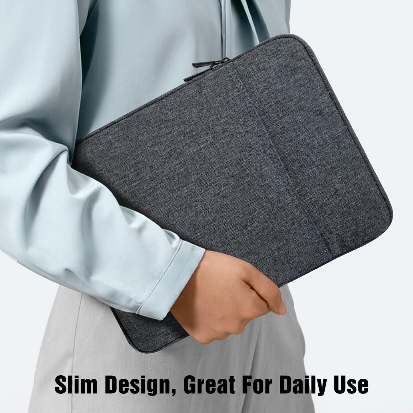 TiMOVO 9-11" Tablet Sleeve Bag for iPad 11-inch A16 2025, iPad 10.9"/10.2"| Air 11 Inch/5th/4th Gen. 10.9", Galaxy Tab A9+/A11Plus 11", Protective Bag Fit Smart Keyboard, Dusty Blue