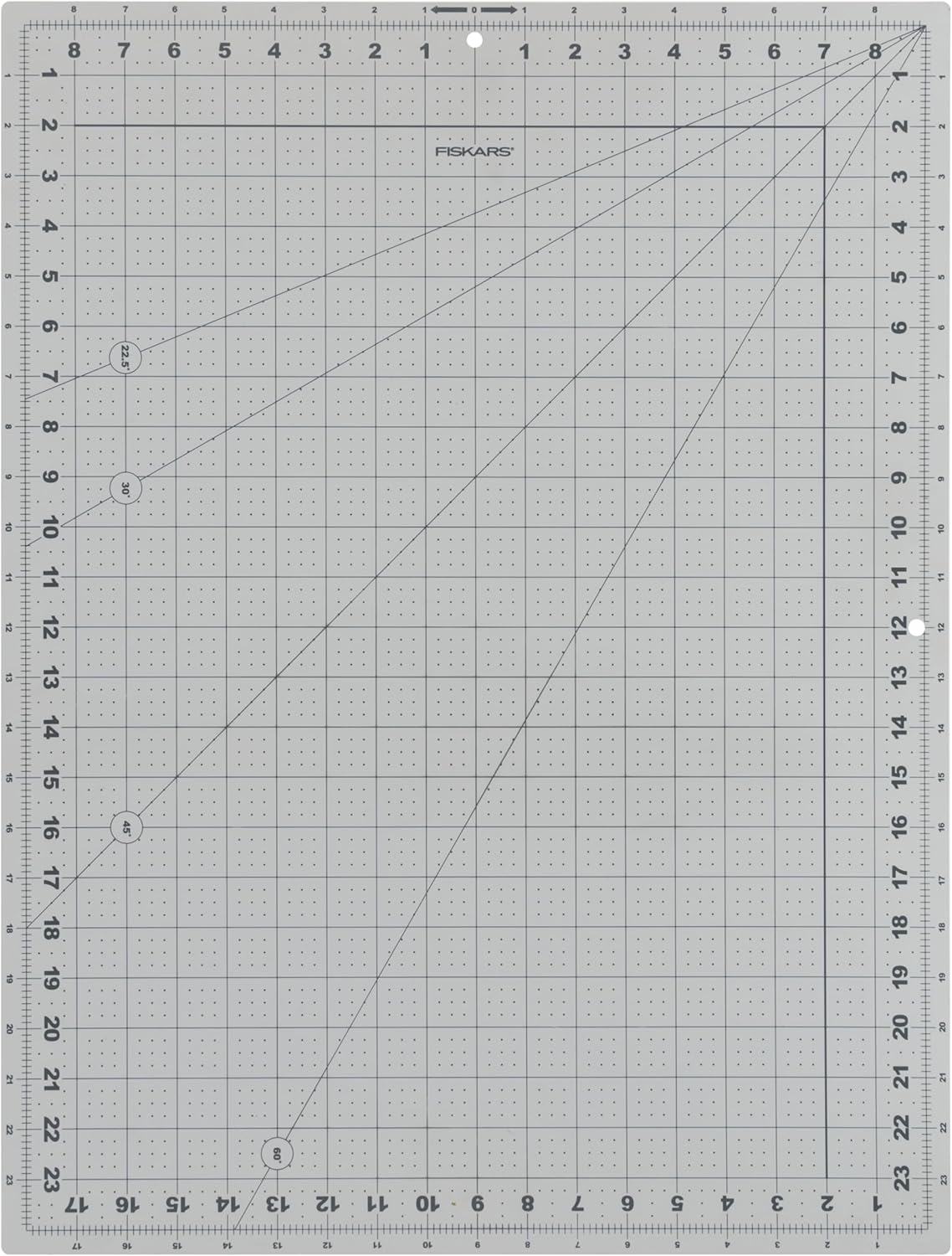 Fiskars Self Healing Cutting Mat with Grid for Sewing, Quilting, and Crafts - 18" x 24 Grid Lilac/Mountain Haze