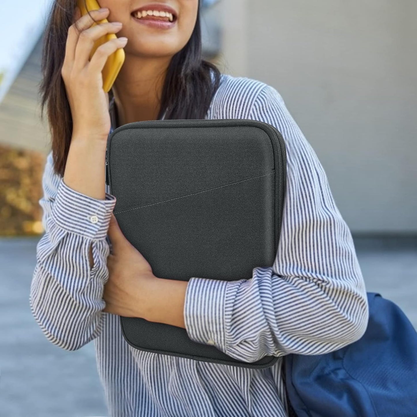 Dadanism 9-11" Tablet Sleeve Bag Carrying Case for iPad (A16) 11th Gen 11", iPad 10th Gen 10.9" Air 5/4, iPad Air M4/Pro 11", iPad 9/8/7th, Galaxy Tab A11+ Plus 11", Remarkable 2 10.3", Black