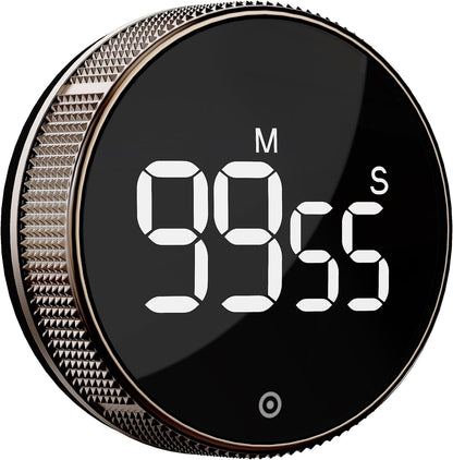 BlueSnail Kitchen Timer with LED Digital Display Smart Efficana for Home Classroom Gym Office, Volume and Brightness Adjustable Productivity Timer