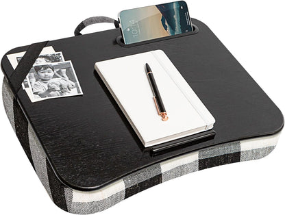 LAPGEAR Designer Lap Desk with Phone Holder and Device Ledge - Arrow Stripes - Fits up to 15.6 Inch Laptops - Style No. 45411