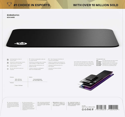 SteelSeries QcK Gaming Mouse Pad - XXL Cloth - Peak Tracking and Stability - Esports Mousepad - Never-Slip - Full Desk Coverage