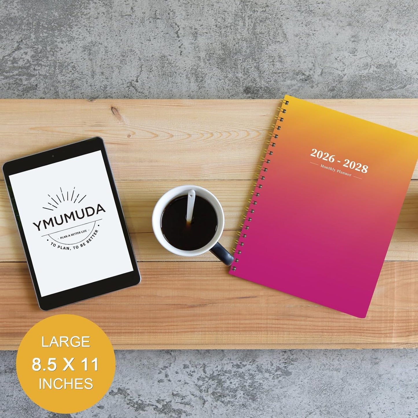 Ymumuda Weekly To Do List Notepad - Daily To Do List Undated 52 - Week Sheets, 8.5x11" Weekly Goal Notebook, Habit Tracker Journal, Excellent for Student School Work Personal Productivity Organizer