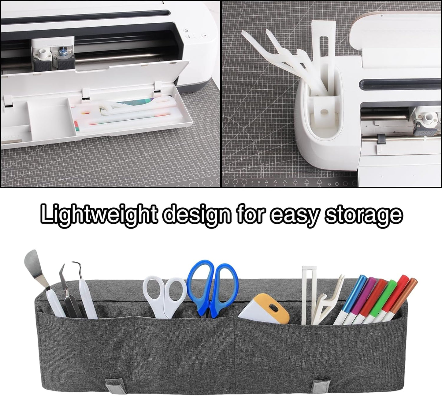 LOPASA Extension Tray Compatible with Cricut Maker 4/Maker 3/Maker/Explore 5, Cutting Mat Holder for Maker 4, Tray Extender for Cutting Mat, Machine Extension Accessories