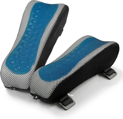 Office Chair Arm Pads, Ergonomic Memory Foam Wheelchair Cover, Arm Rest Pillow for Desk, Computer, Gaming and Elbows (Skin-Friendly Arm Rest Pillow)