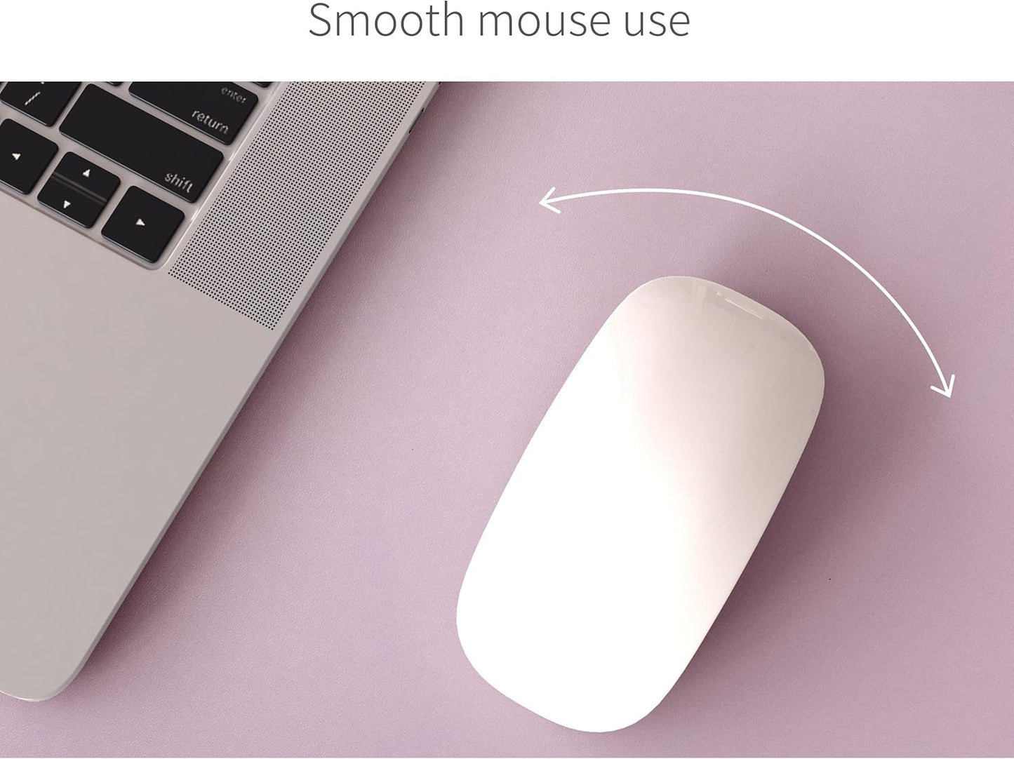 RENMTURE Desk Pad, Cork & PU Leather Desk Mat, Large Mouse pad, Non-Slip Desk Protector and Blotter, Waterproof Writing Pad, Desk Accessories and Organizers for Home Office (Light Yellow, 32"x16")