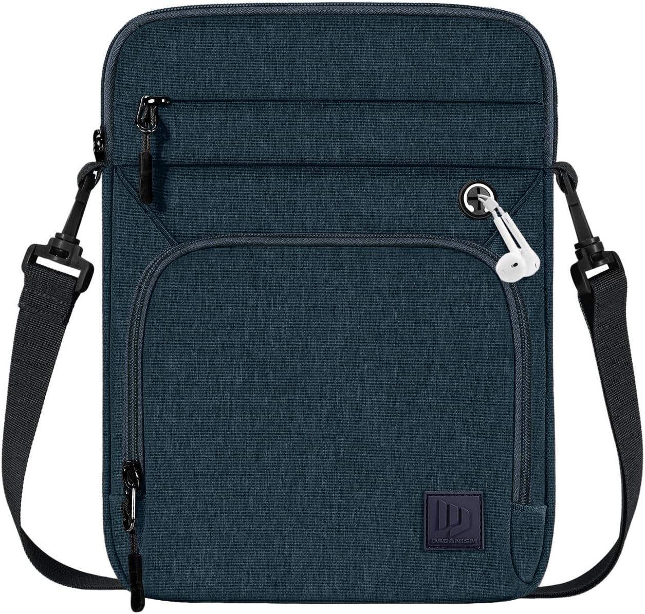 Dadanism 9-11 Inch Tablet Sleeve Bag with Shoulder Strap for iPad (A16) 11", iPad Air M4 Pro M5 11", i-Pad 10th Gen 10.9", i-Pad 9/8/7th Gen 10.2", Galaxy Tab A11+ Plus 11", reMarkable 2 10.3", Black