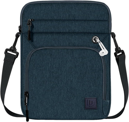 Dadanism 9-11 Inch Tablet Sleeve Bag with Shoulder Strap for iPad (A16) 11", iPad Air M4 Pro M5 11", i-Pad 10th Gen 10.9", i-Pad 9/8/7th Gen 10.2", Galaxy Tab A11+ Plus 11", reMarkable 2 10.3", Black
