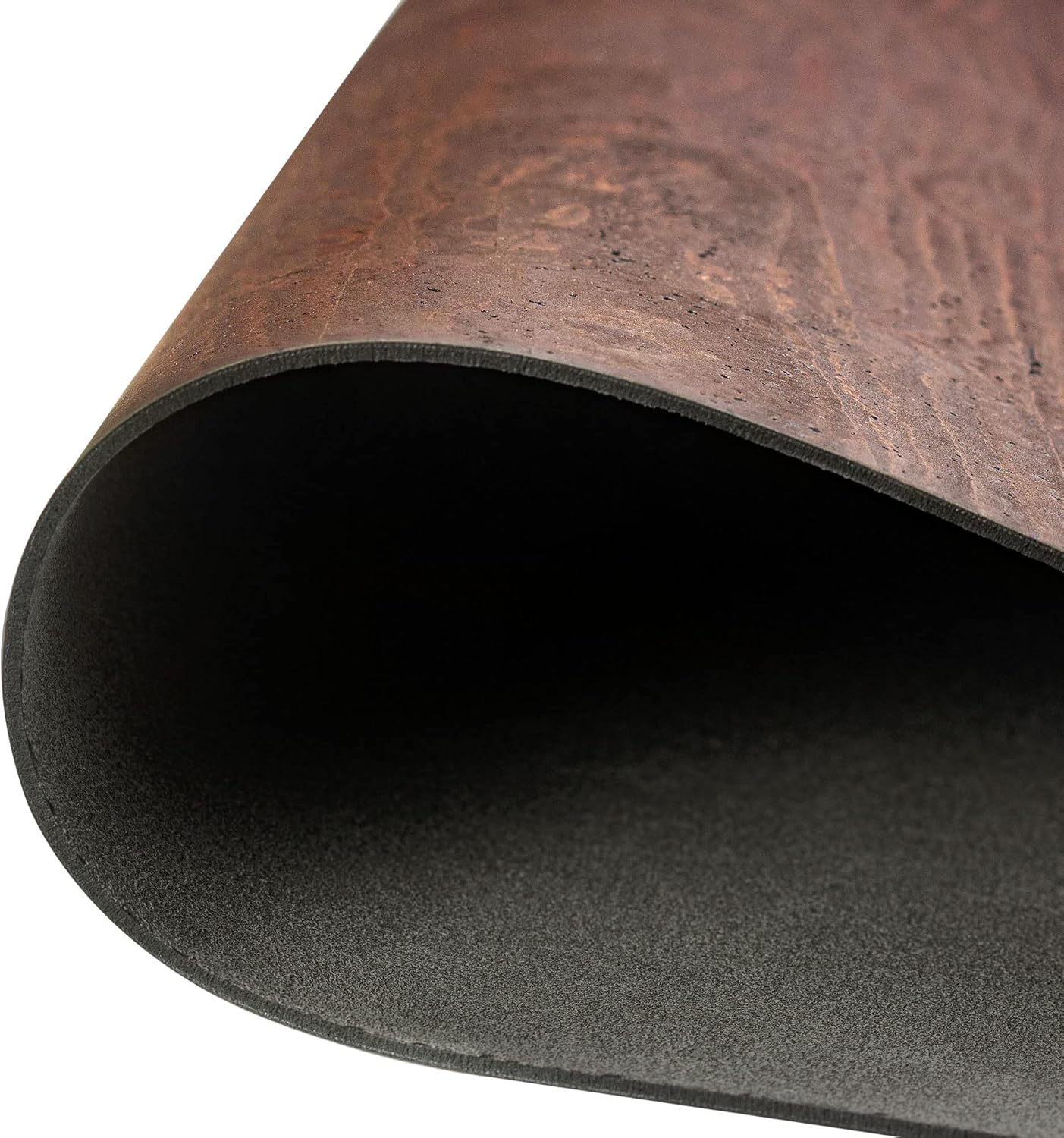 Corkor Cork Desk Pad – Table Mat - Vegan Leather – Cruelty Free – Eco Friendly - Light Brown