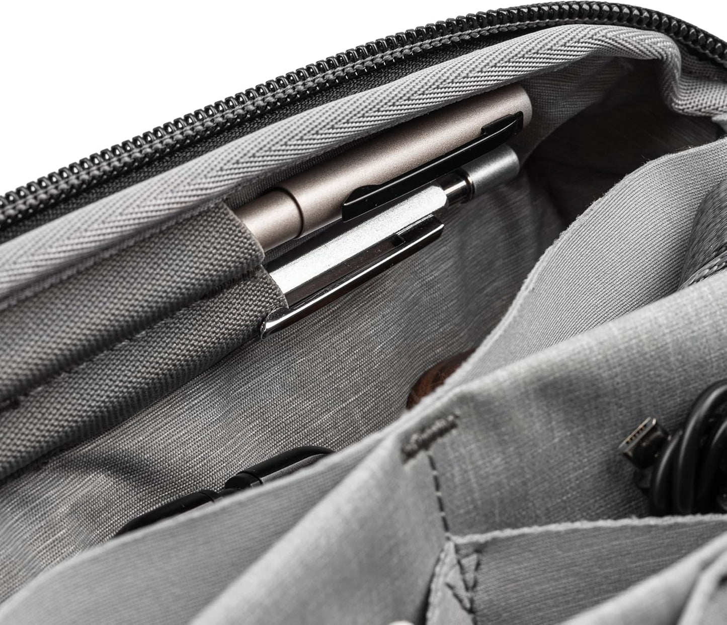 Peak Design Small Tech Pouch, Black, Electronics Organizer for Travel or Everyday Carry, Origami-Style Storage, Cable Pass-Through, Weatherproof Recycled Nylon, Gear Carry Bag for Men and Women