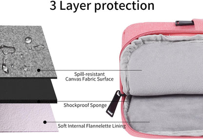 17 inch 360° Protective Laptop Case Sleeve for 2025 HP 17.3 Touchscreen Laptop,Envy 17,Pavilion 17,ASUS Vivobook 17, Shockproof Water-Resistant Computer Bag w/Accessory Pocket