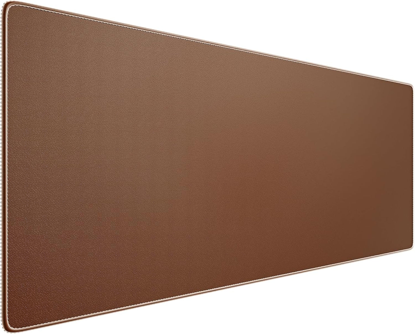 Reniteco Waterproof Large Gaming Mouse Pad with Durable Stitched Edges, Non-Slip Rubber Base, Grainy Jacquard Mouse Mat Desk Pad for Home Office Gaming, 31.5''x11.8''x0.12'', Matte Beige