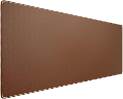 Reniteco Waterproof Large Gaming Mouse Pad with Durable Stitched Edges, Non-Slip Rubber Base, Grainy Jacquard Mouse Mat Desk Pad for Home Office Gaming, 31.5''x11.8''x0.12'', Matte Beige
