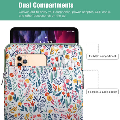TiMOVO 9-11" Tablet Sleeve Bag for iPad 11-inch A16 2025, iPad 10.9"/10.2"| Air 11 Inch/5th/4th Gen. 10.9", Galaxy Tab A9+/A11Plus 11", Protective Bag Fit Smart Keyboard, Dusty Blue