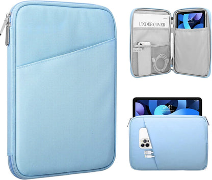 TiMOVO 9-11" Tablet Sleeve Bag for iPad 11-inch A16 2025, iPad 10.9"/10.2"| Air 11 Inch/5th/4th Gen. 10.9", Galaxy Tab A9+/A11Plus 11", Protective Bag with Pocket, Black