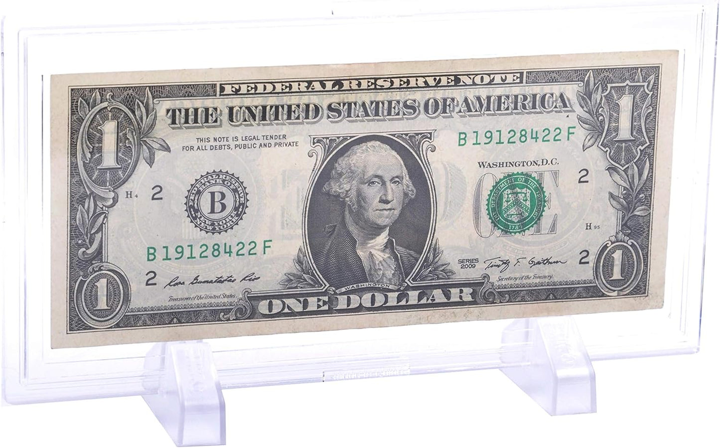 PayandPack EMICO Deluxe Solid Currency Photo Paper Slab Holder Frame for Regular Bill Dollar