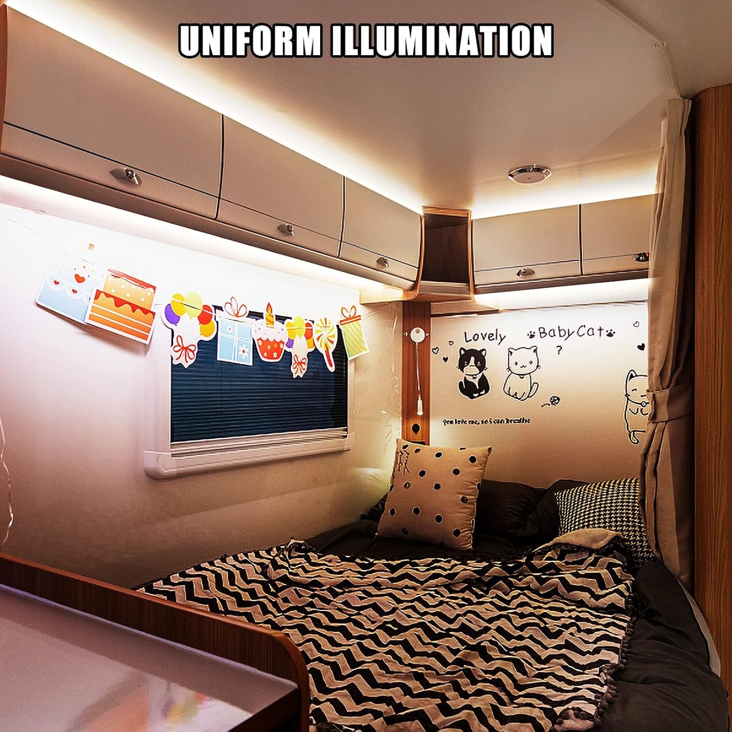 Tatazone 5V USB COB Led Strip Light with RF Remote, 4.92ft 6500K CRI93+ USB Powered COB Led Light Strip, Dimmable Indoor COB Led Light for Cabinet, TV, Camping, Monitor, Showcase, Motorhome