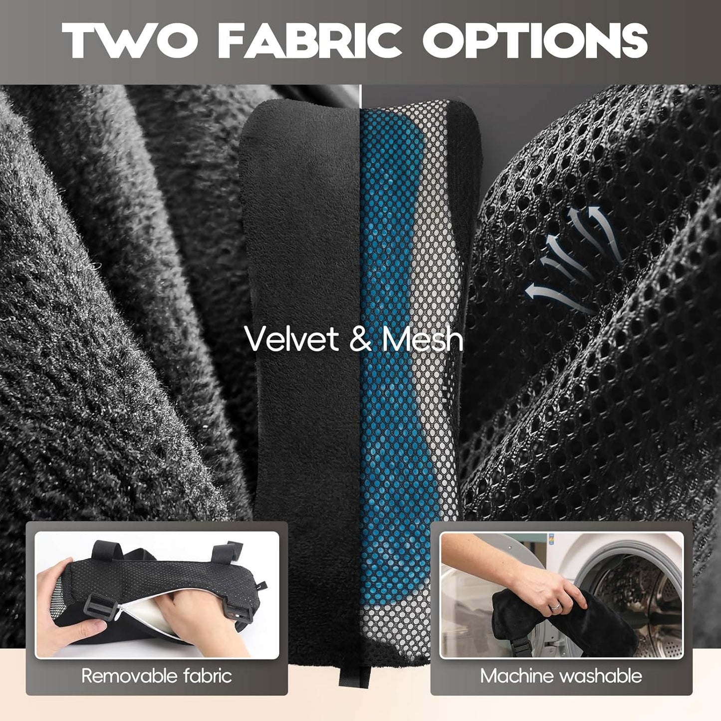 Office Chair Arm Pads, Ergonomic Memory Foam Wheelchair Cover, Arm Rest Pillow for Desk, Computer, Gaming and Elbows (Skin-Friendly Arm Rest Pillow)