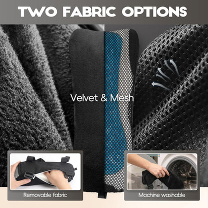 Office Chair Arm Pads, Ergonomic Memory Foam Wheelchair Cover, Arm Rest Pillow for Desk, Computer, Gaming and Elbows (Skin-Friendly Arm Rest Pillow)