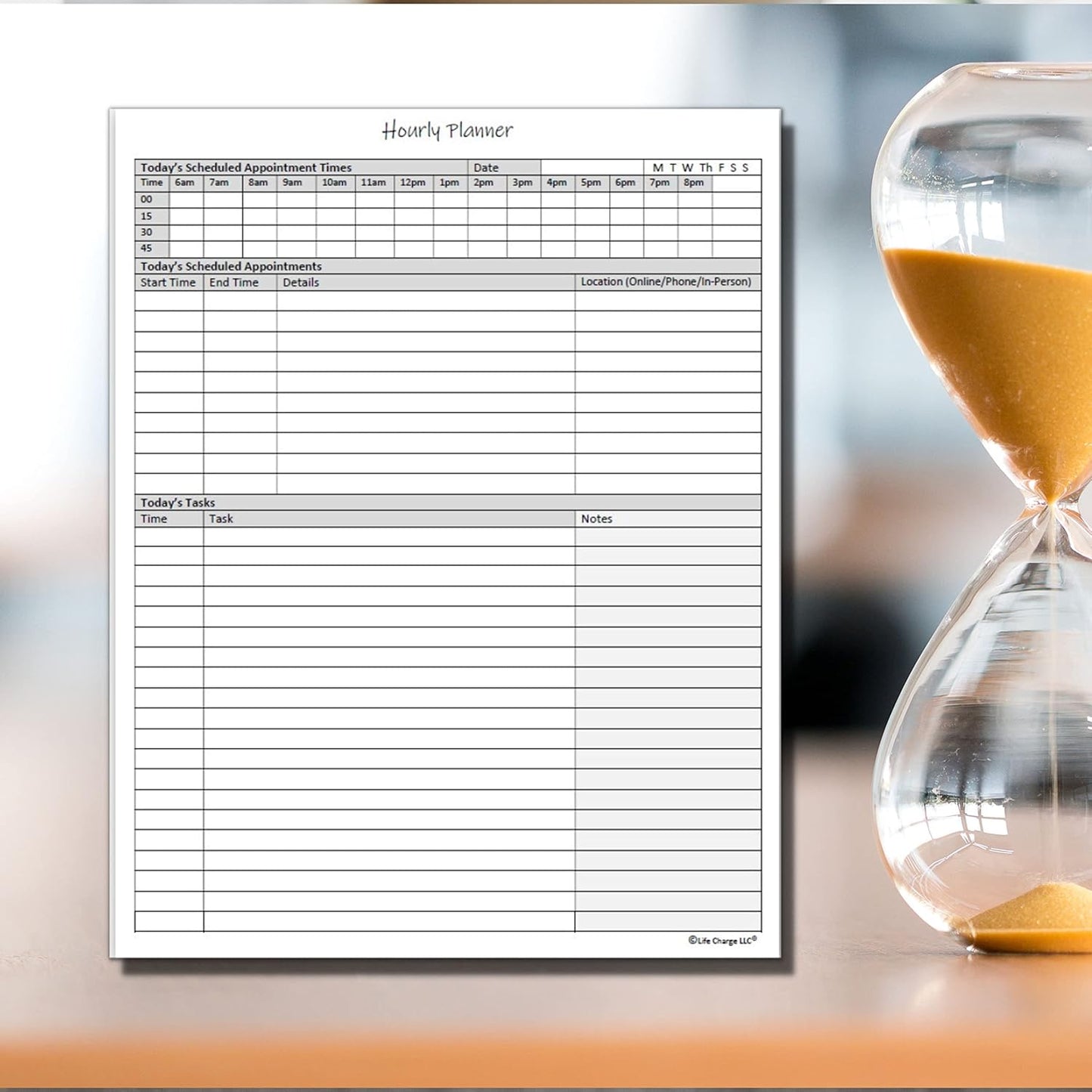 TO DO List Planner Notepad, 60 Page Planning Pad. Undated ToDo Checklist w/Priority & Note Sections. Organize & Track Projects, Clients or Daily Tasks. 8.5 X 11, A4 Tear Sheets.