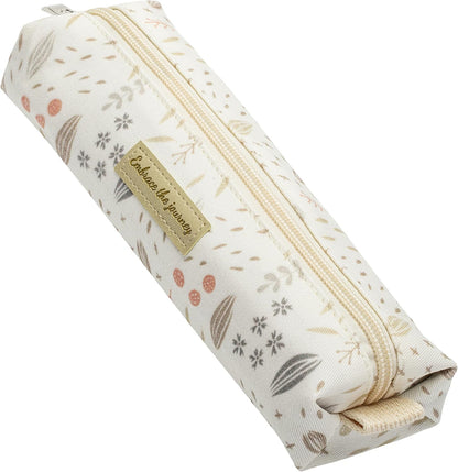 Mr. Pen- Cute Pencil Case Pouch, Multipurpose Canvas Bible Pencil Pouch, Smooth Zipper, Premium Material, Neat Stitches, Ideal for Stationery, Cosmetics, Electronics, School, Office, Travel