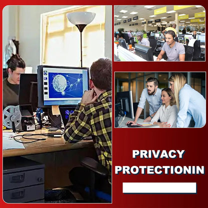 [2-Pack] 24 Inch Computer Privacy Screen Filter (16:9 Aspect Ratio) - Removable, Anti Glare & Blue Light Blocking, Compatible with HP Dell ASUS Acer Samsung Monitors