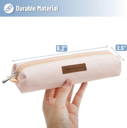 Mr. Pen- Cute Pencil Case Pouch, Multipurpose Canvas Bible Pencil Pouch, Smooth Zipper, Premium Material, Neat Stitches, Ideal for Stationery, Cosmetics, Electronics, School, Office, Travel