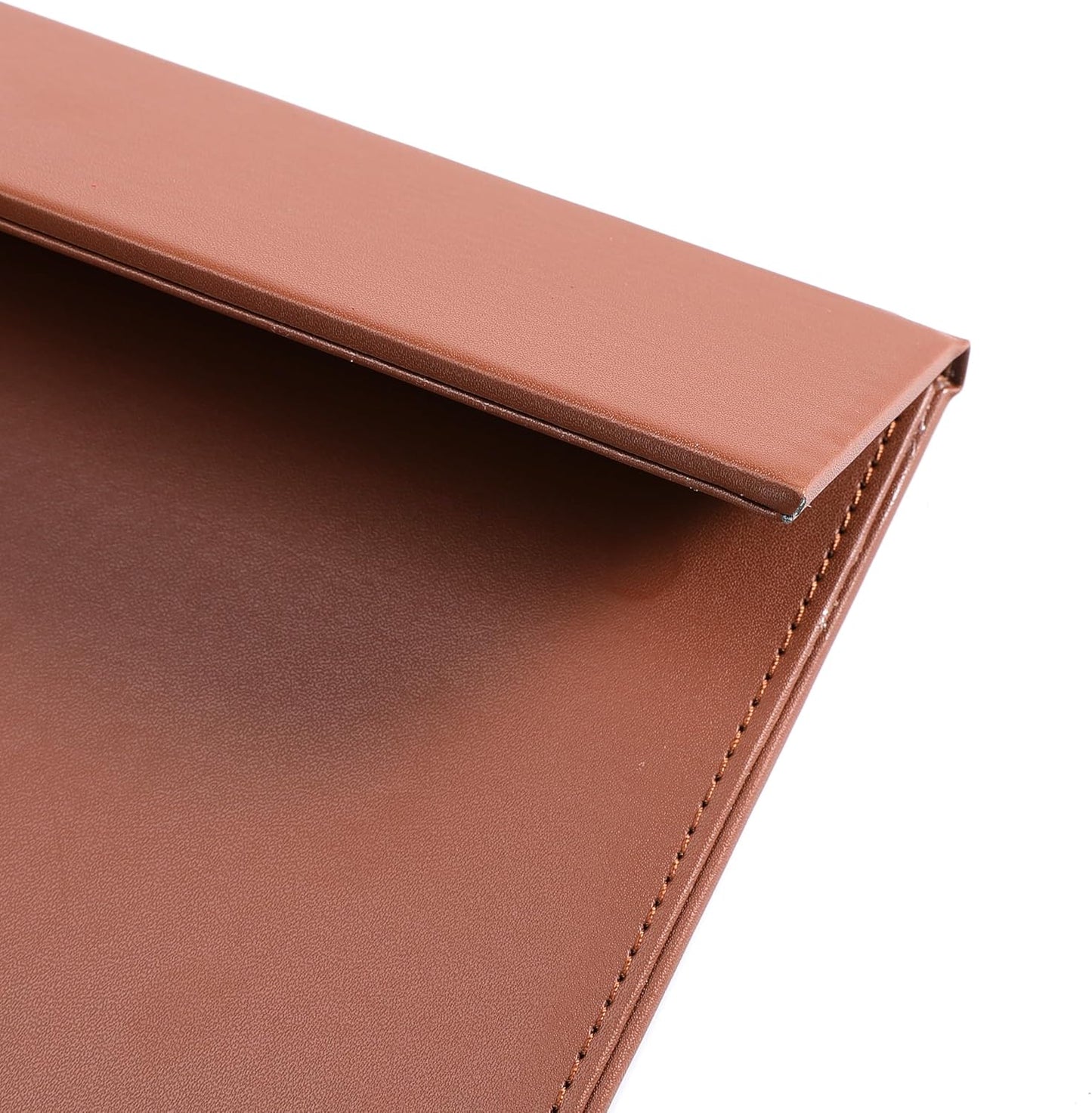 24" x 18" Leather Desk Blotter with Top Rail for Writing Leather Executive Desk Pad Protector Desk Mat for Office Home Workplace Black
