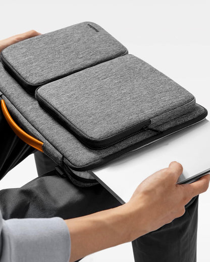 tomtoc 360 Protective Laptop Shoulder Bag for 16-inch MacBook Pro M5/M4/M3/M2/M1 Pro/Max 2026-2019, Water-resistant Sleeve for Dell XPS 15 Surface Book 3 The New Razer Blade 16