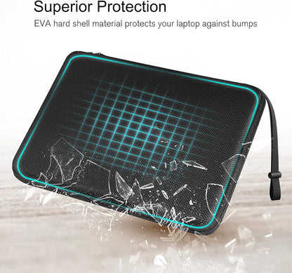 FINPAC Hard Laptop Sleeve Case for MacBook Neo A18 Pro,13 inch MacBook Air 2026 M5/M4/M3/M2/M1,14 inch MacBook Pro 2026 M5/M4/M3/M2 Pro/Max,Waterproof Case for Dell,Surface Laptop,HP,Acer,Black | Hard