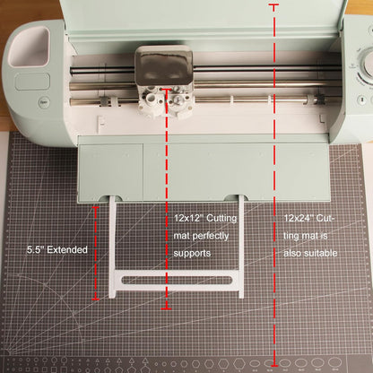 LOPASA Extension Tray Compatible with Cricut Maker 4/Maker 3/Maker/Explore 5, Cutting Mat Holder for Maker 4, Tray Extender for Cutting Mat, Machine Extension Accessories
