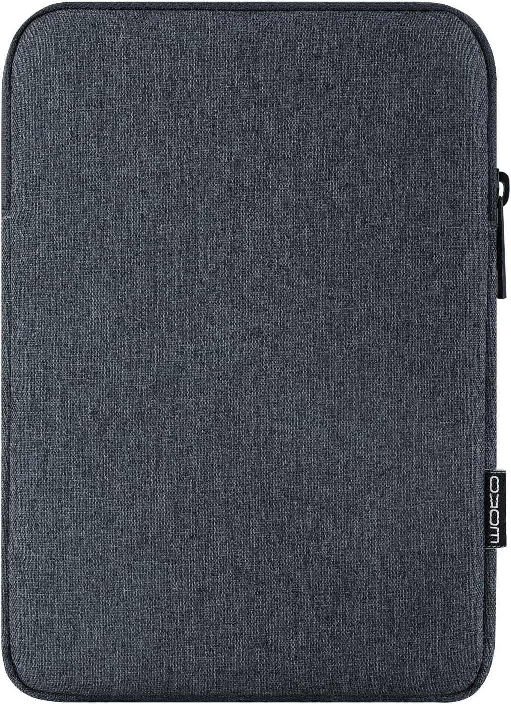 MoKo 7-8 Inch Tablet Sleeve Bag, Polyester Pouch Cover Case Fits iPad mini (A17 Pro) 8.3" 2024, iPad mini 6/5/4/3/2/1, Samsung Galaxy Tab S2 8.0, Tab A 8.0, ZenPad Z8s 7.9,Black