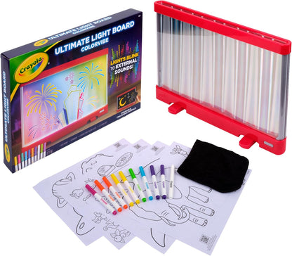 Crayola Ultimate Light Board - White, Kids Drawing Tablet, Gifts for Kids, LED Drawing Board, Sketching Art Projector, Toys for Boys & Girls, 6+
