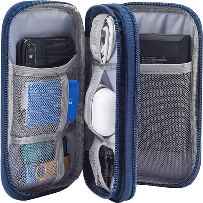 CAOODKDK Electronics Accessories Organizer Pouch Bag, Travel Universal Organizer for Cable, Charger, Phone, SD Card, Business Travel Gadget Bag