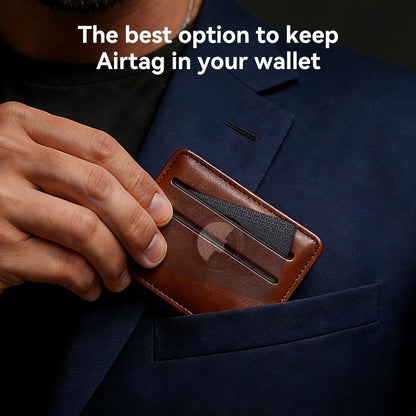 2 Pack for AirTag Wallet Holder Slim Card Insert for Air Tag Wallet Thin AirTag Card Holder Case, Compatible with Apple AirTag 1st & 2nd Gen, Wallet, Purse, Badge, Business Card Holder