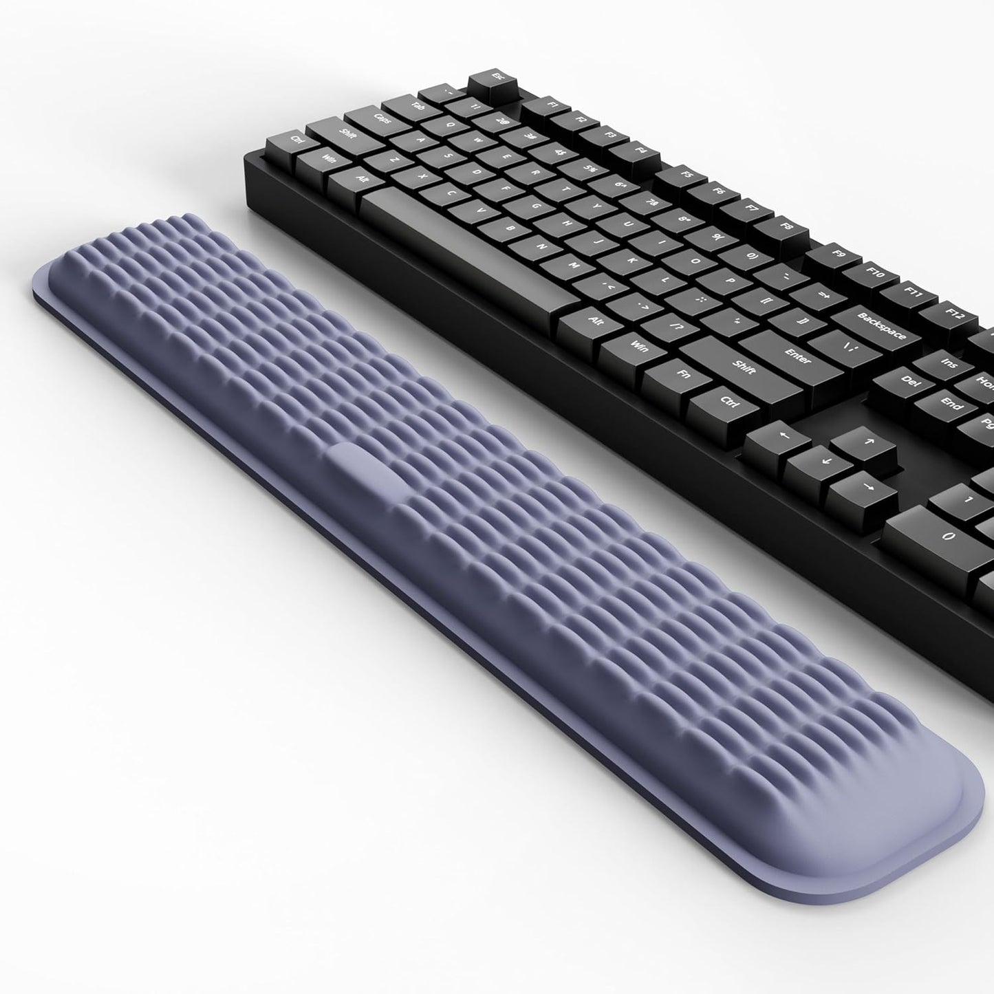 MEKASS Keyboard Wrist Rest, Soft Memory Foam Wrist Support for Keyboard, Keyboard Hand Rest Pad for Wrist Pain Relief, Keyboard Wrist Guard for Long Hours of Work, Gaming, Studying（Classic Black）
