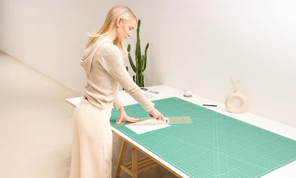 Elan Cutting Mat 36x72 Green, Extra Large Self Healing Cutting Mat 36 x 72 Inch, 5-Ply Craft Board Green, Hobby Board for Sewing and Quilting