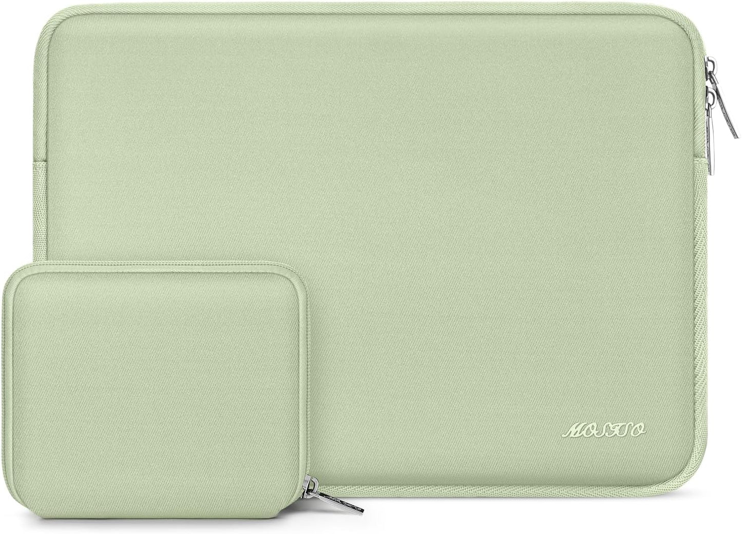 MOSISO Laptop Case 13.3 inch, 13-13.3 inch Laptop Sleeve Bag Compatible with MacBook Air/Pro 13/Pro 14 M5 M4 M3 M2 M1, HP Dell ASUS Lenovo, Neoprene Computer Sleeve Bag with Small Case, Baby Pink - Colors A