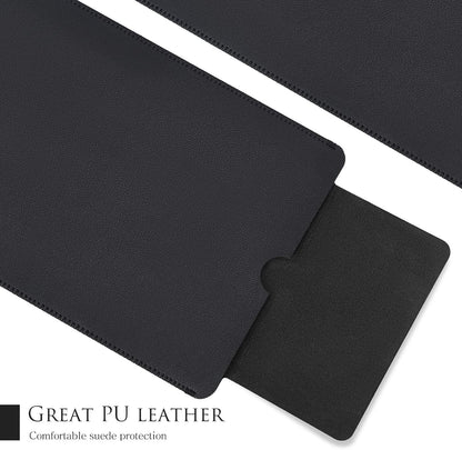 PU Leather Keyboard Sleeve Case for Logitech MX Keys Advanced/Mechanical Illuminated Performance Keyboard, Logitech MX Keys S Travel Bag-Black