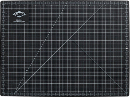 ALVIN GBM Self-Healing Cutting Mat 48 x 96 inch | Double-Sided Green/Black | 5-Layer Gridded Surface for Arts, Crafts and Sewing - Model GBM4896