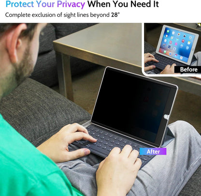 Peslv Magnetic Privacy Screen for Surface Laptop 6/5/4/3/2/1 13.5 Inch, Removable Anti Blue Light Glare Filter, Black Security Private Apy Block Protector