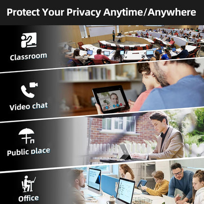 Laptop Privacy Screen 14 Inch Compatible with HP/Dell/Acer/Samsung/Asus/Lenovo/Toshiba,16:10 Aspect Removable Anti Glare Blue Light Filter Protector, 14 in Laptop Privacy Screen Shield