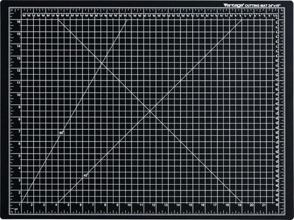 Dahle Vantage 10670 Premium Self-Healing Cutting Mat, 9"x12", 1/2" Grid, 5 Layers for Max Healing, Perfect for Crafts & Sewing, Black