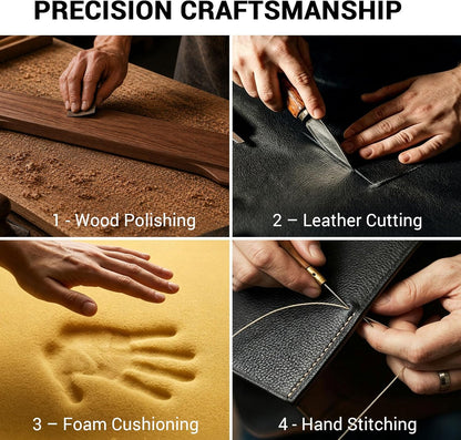 Keyboard Wrist Rest with Memory Foam Anti-Slip Rubber Base Ergonomic Wooden Wrist Rest for Mechanical Keyboard Durable and Easy to Clean for Gamer Staff (Walnut)