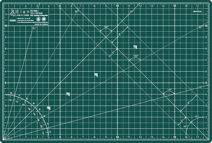 Elan Cutting Mat 36x72 Green, Extra Large Self Healing Cutting Mat 36 x 72 Inch, 5-Ply Craft Board Green, Hobby Board for Sewing and Quilting