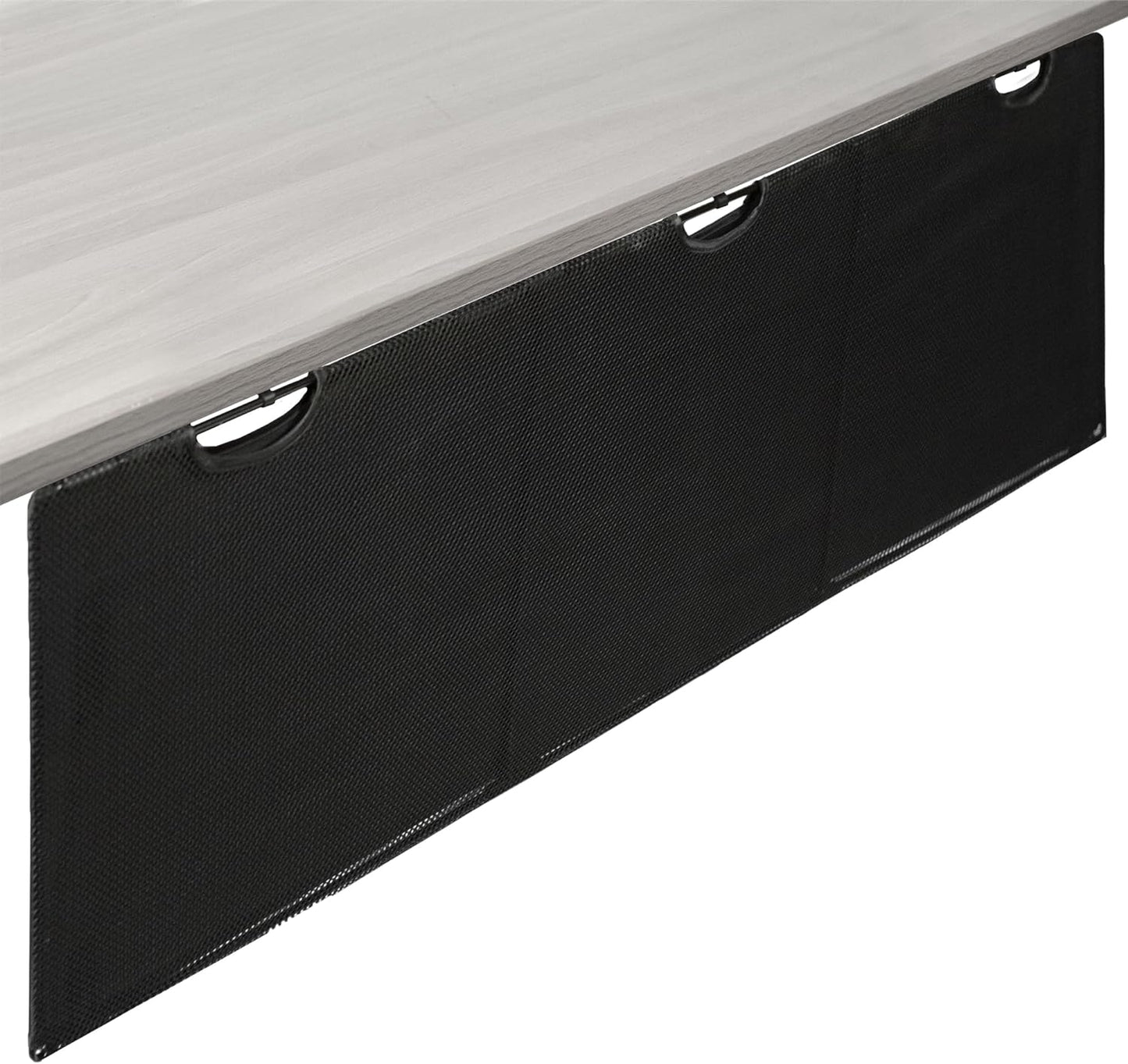 VIVO 60 inch Under Desk Privacy and Cable Management Organizer Sleeve, Wire Hider Kit Panel System, Black, DESK-SKIRT-60
