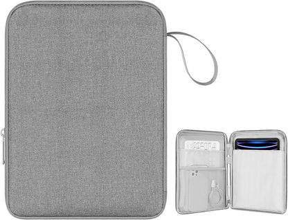 DTTO 9-11 Inch Tablet Sleeve with Handle for iPad 11-inch A16 / Air 11-inch M3 M2, iPad 10th Gen 10.9", iPad 9/8/7th Gen 10.2", iPad Air 5/4th Gen 10.9", iPad Pro 11, Galaxy Tab A9+, Blue